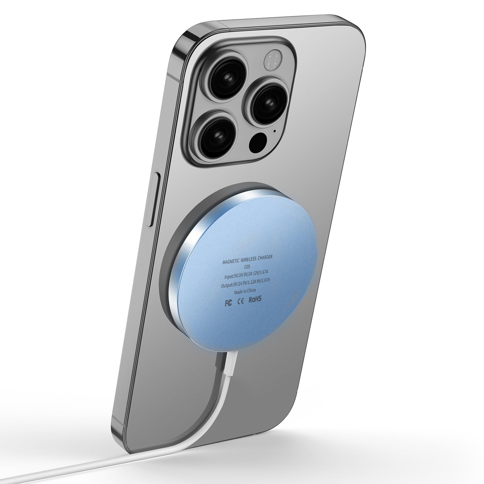 Amazon.co.jp: 磁気ワイヤレス充電器 マグネット式 iPhone16/15